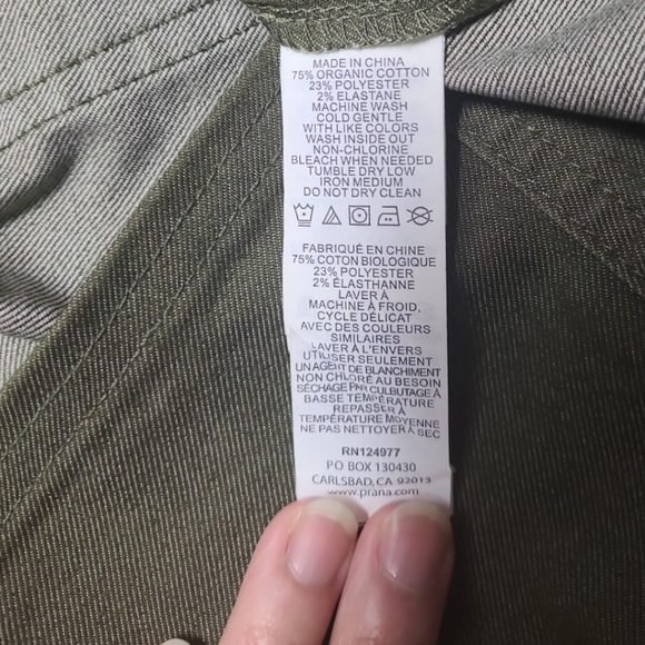 Prana Olive Green Mini Skirt NWOT - Picture 6 of 11